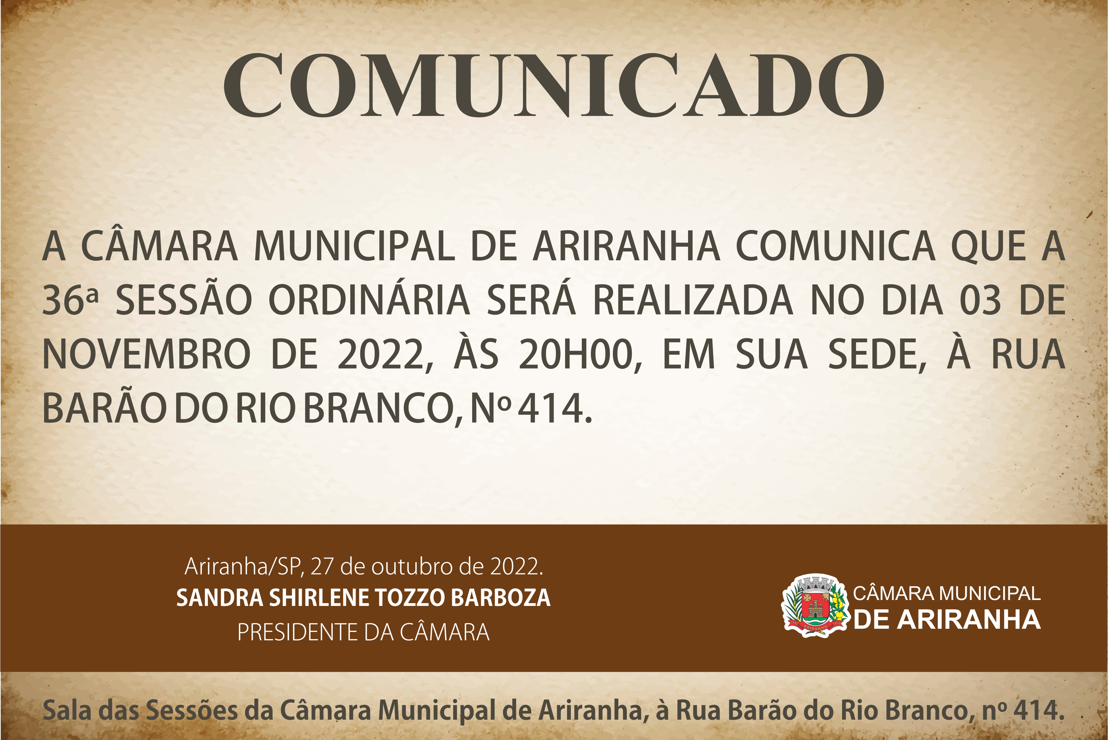 COMUNICADO