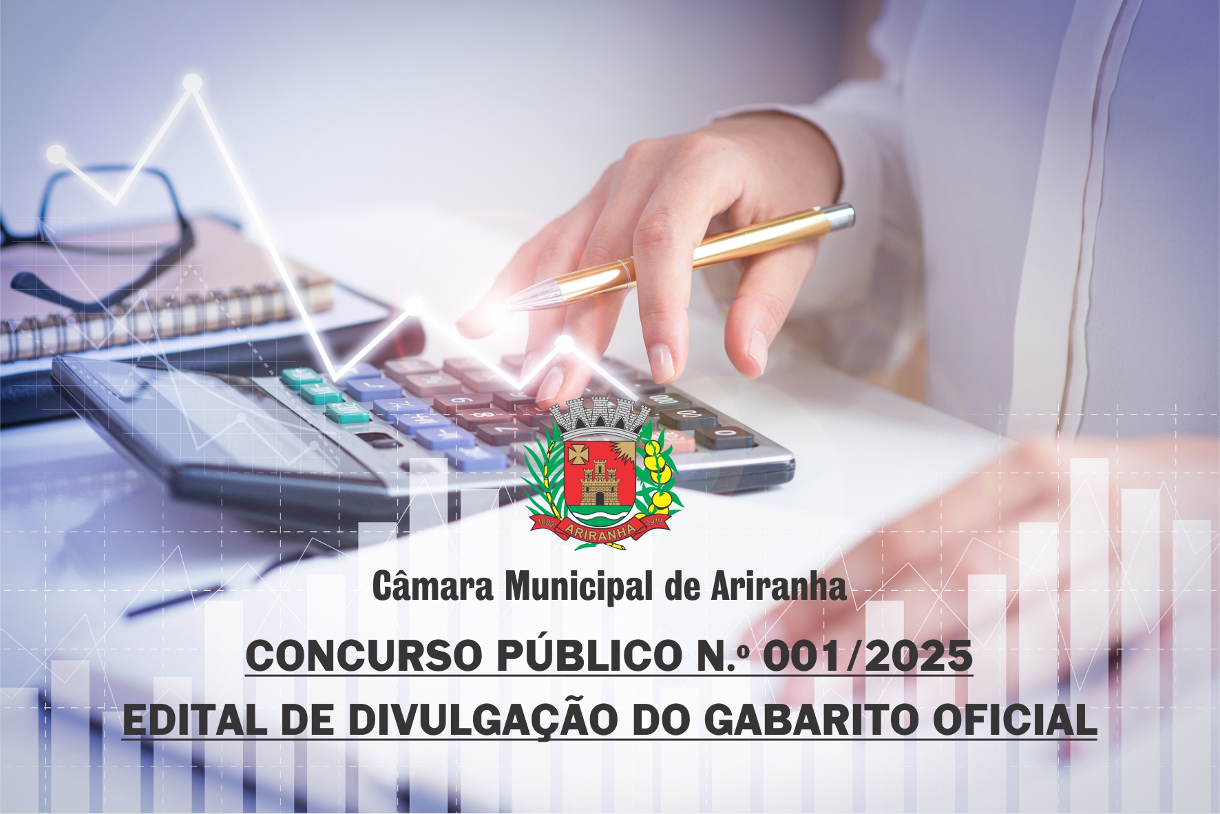 CONCURSO PÚBLICO N.º 001/2025: EDITAL DE DIVULGAÇÃO DO GABARITO OFICIAL