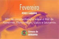 O que é a campanha Fevereiro Roxo Laranja